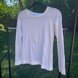White lululemon white long sleeve shirt size 4